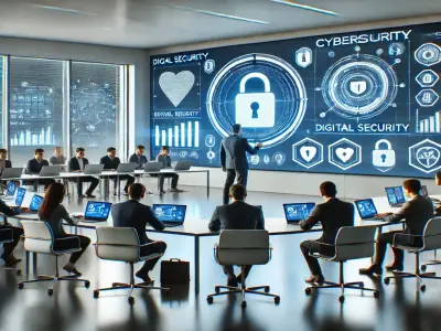 Cybersecurity awareness and employee training session